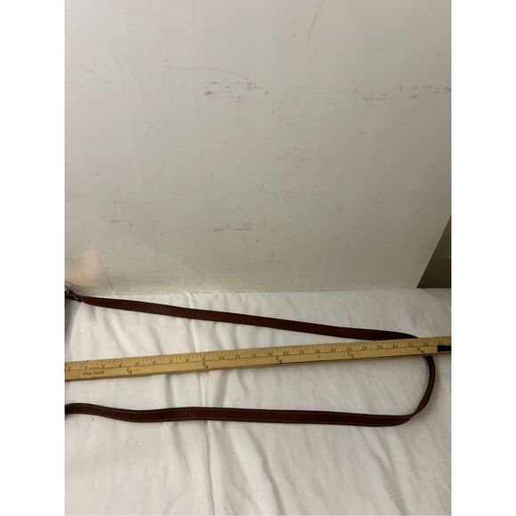 Vera Pelle Italy genuine leather brown crossbody - Picture 9 of 10